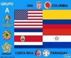 Ομάδα Α από το Copa América Centenario σχηματίζεται από τις επιλογές από τις ΗΠΑ, Κολομβία, Κόστα Ρίκα και Παραγουάη